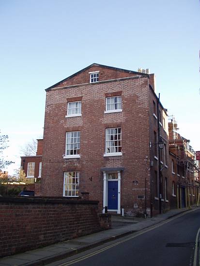 The manse belonging to Swan Hill Congregational Chapel, Shrewsbury