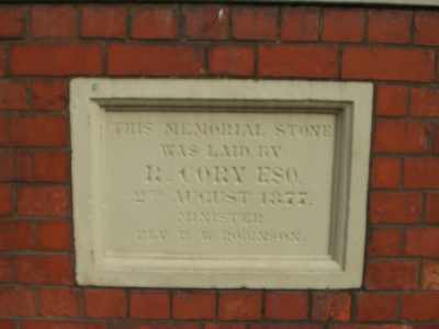 Shrewsbury Baptist Church, formerly known as Claremont Baptist Chapel, Shrewsbury